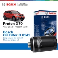 Bosch Oil Filter 0986AF0141 for Proton X70 1.8 Turbo Year 2018 - Present
