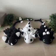Toothless Hand-Knitted DIY Material Package How to Train Your Dragon Master Doll Toothless Dragon Fa