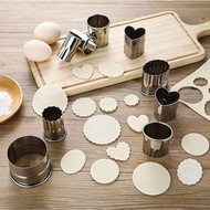 Biscuit DIY Baking Tools Light Cut Thickened 5.22 Heart-Shaped Die Cut Cake Stainless Steel Round Ex