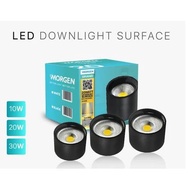 LED DOWNLIGHT OUTBOW 10W 20W 30W 10 WATT 20 WATT 30 WATT DOWNLIGHT SURFACE GRAND MORGEN