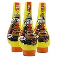Moco de Gorila Punk, Hair Styling Gel, Reactivate with water, Long-lasting Hold, 3-Pack of 11.99 Oz Each, 3 Squeezable Bottles.