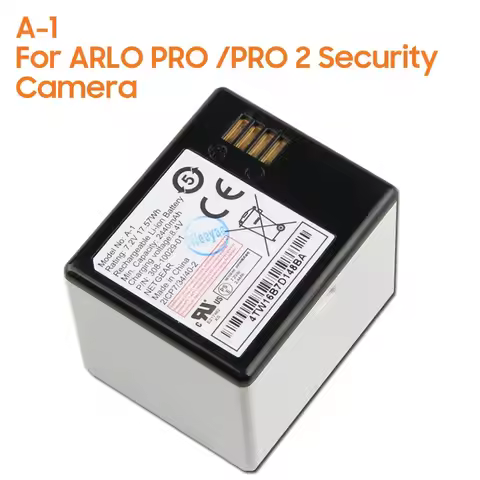 Replacement Battery A-1 For ARLO PRO PRO 2 Security Camera VMA4400 VMC4030 VMS4230P NETGEAR Recharge