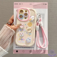 Cute 3d Rainbow Rabbit Doll Soft Star Case Realme C53 C55 C35 C25 C67 C30 C33 C21Y Note 50 5i 5s 5 C