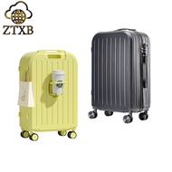 AF  กระเป๋าเดินทาง 20/24 นิ้ว กระเป๋าเดินทางล้อลาก วัสดุ: ABS + PC, การออกแบบที่วางแก้วอย่างง่าย, ความจุขนาดใหญ่ Suitcase กระเป๋าล้อลาก ส่งฟรี