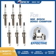 Candle LKR6D-10E Spark Plug Replacement for Bujia Torch Brand LDK6RTC-10 Champion RER8YC Denso XUH20