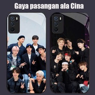 DK-69 Korean music BOYS Casing GLASS soft frame black OPPO Reno A16 A74 F19 A54S A16S F19S A95 6 Lit