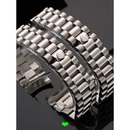 Strap Suitable for rolex Diary Stainless Steel Strap rolex Oyster Weekly Diary Three Beads Men Women