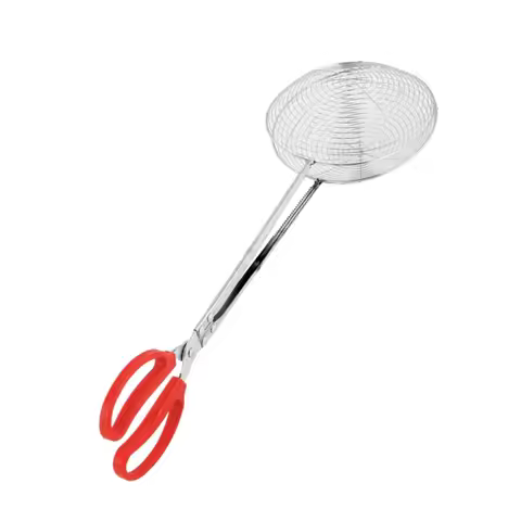 17Cm Net Cover Fishing Gripper Stainless Steel Long Handle Fishing Net Tong Anti-Slip Handle Comfort