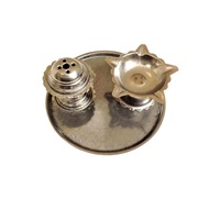 TNT Incense Sticks & Dhoop/Diya Holder 3cm- 2in1 Multi Purpose With Plate From India(Holds 5 Sticks)