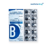 Pharex Vitamin B-Complex Tab 17+3 pack "1pc"