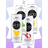 Vida Zero Calories, Sugar, Colouring Sparkling Drinks 325ml Citrus/Lime/Lemon