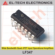 LF347 LF 347 Wide Bandwidth Quad JFET Input Operational Amplifiers