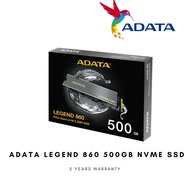 ADATA LEGEND 860 500GB NVMe PCIe Gen 3 x 4 M.2 Internal SSD Solid State Drives Hard Disk