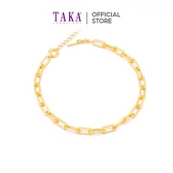 TAKA Jewellery 999 Pure Gold 5G Links Bracelet