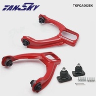 TANSKY Adjustable Front Upper Control Arm Camber Kit For Honda EK jdm Powdered Style Red TKFCA002EK