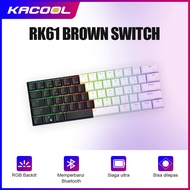 TOMBOL Rk61 RGB Mechanical Keyboard 60% 3 Modes 61 Key Wireless Bluetooth