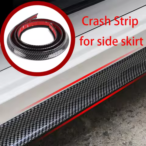 6D Carbon Car Door Side Skirts Stripes Lip Splitter For Bmw E90 E39 E46 E91 F30 G20 E60 F11 F10 F07 
