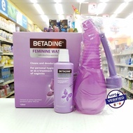 PRE ORDER Betadine Feminine Wash With Douching Apparatus ( 120 ml )