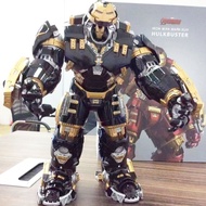 Iron Man Figure Anti-Hulk Armor 1/12CS Super Fit Metal MK44 Black Gold Limited Movable Luminous Model