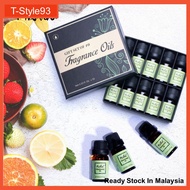 Mishuiu Essential Oil Fragrance Oil 1 Set 10bottle Fresh Fragrance Without Fire Fragrance