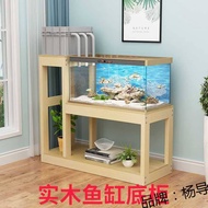 QM🏅Aquarium Base Cabinet Fish Tank Base Filter High and Low Fish Tank Rack Aquarium Storage Rack Fish Tank Cabinet Can B
