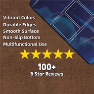 Magic Card Game Play Mat and Storage Tube Suit Set, Suitable for Trading Card Game Play Mat, TCG CCG