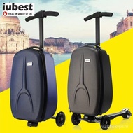 W-8&amp; IUBESTFolding Tri-Scooter Business Travel Luggage Export Luggage Fashion Sliding Trolley Case Boarding Bag UVUZ