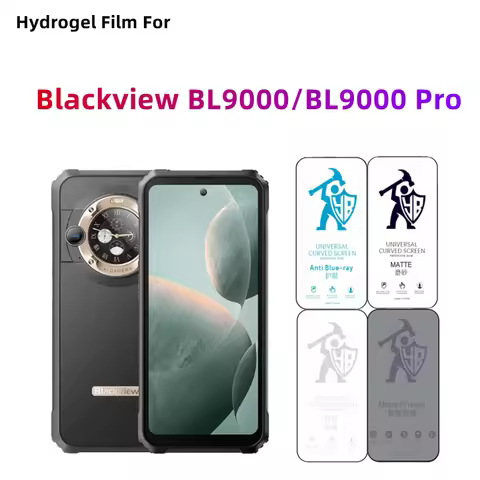 2pcs Matte Hydrogel Film For Blackview BL9000 HD Outer Screen Protector For Blackview BL9000 Pro Eye
