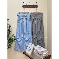 Vertical striped pants with belt 7783 - P0163