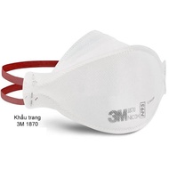 [Free 1c] Set of 20 3M 1870 N95 masks - Filters fine dust, splashes - White | Head strap