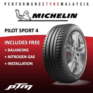 205/50R17 Michelin Pilot Sport 4 PS4 Tyre (FREE INSTALLATION) 205 50 17 Toyota Vios