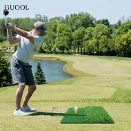 GUOOL Artificial Grass Golf Playing Mat, 11.81 Inches X 11.81 Inches, Casual Golf Training Mat for I