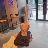 ugly casing iphone ugly casing ugly case Funny Retractable Vertical Middle Finger Suitable for Apple