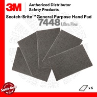 3M 7448 Scotch Brite Ultra Fine Hand Pad / Finer than 7447 / Courser than 7445 [ 20 PCS(BOX) / 5PCS 