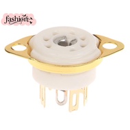 [fashion] 1PCS 6AQ5 EAA91 6J1 6J2 6X4 6Z4 Tube Socket Gold-plated Socket For 7Pin B7G Vaccum Tube Am