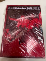 絕版全新未拆 劉德華 Andy Lau Vision Tour 2004 首批限量特別版 3CD+VCD+ 演唱會寫真集 *加送 85%新  劉德華 Vision Tour 2004 演唱會 Live