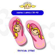 Surfer Girl Big Summerhead Wedges Girls Sandal 252GFSN001PNK | Sandal Anak Perempuan | Sendal Pantai