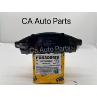 Mitsubishi Triton 2.5 KL3T (2014) FBK FD6305MS Disc Brake Pads Front