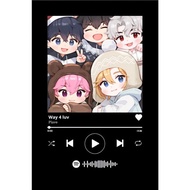 Pola 6x9cm PLAVE chibi music frame
