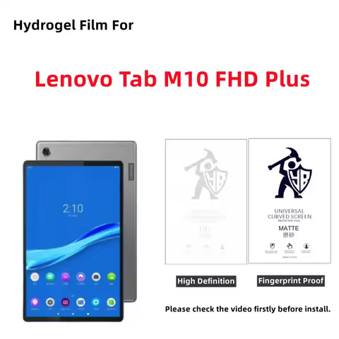 2pcs HD Tablets Hydrogel Film For Lenovo Tab M10 FHD Plus Matte Screen Protector For Lenovo Tab M10 