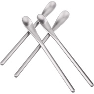 IMEEA Coffee Stirrers Demitasse Espresso Spoons SUS304 Stainless Steel Coffee Stir Sticks 5.9-Inch T