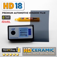 HD Ceramic Window Film  4mil ฟิล์มกรองแสงรถยนต์ ฟิล์มติดรถยนต์ ฟิล์มกรองแสง เซรามิค (ราคาต่อเมตร)