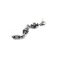 CHROME HEARTS S925 Silver Earring 克羅心 純銀 耳環 情侶款 銀色 CH-ED-746