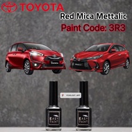 MERAH RED MICA METALLIC CAR PAINT 3R3 TOYOTA YARIS SIENTA RED METALLIC