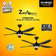 KHIND Zenair Ceiling Fan (56" x 2 Units) CF56DC3RL