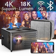 OTOUCH Projector Native 1080P 800ANSI/18000LM 5G WiFi Bluetooth Projector 4K Support ±50° 4P Keyston