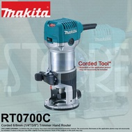 MAKITA RT0700C Corded Hand Router Trimmer 710W Collet: 6mm 8mm or 1/4” 3/8”