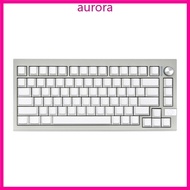 Auro PBT Keycaps 137 Keys Minimalist White Blank Keycap DyeSubbed Keycap For 108 104 100 980 96 87 8