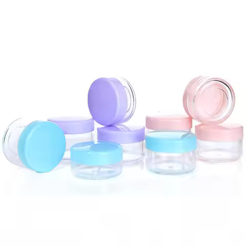 3/5/10PCS Cream Box Cream Bottle Trial Sample Empty Container Make Up Vials Face Cream Sample Pots G
