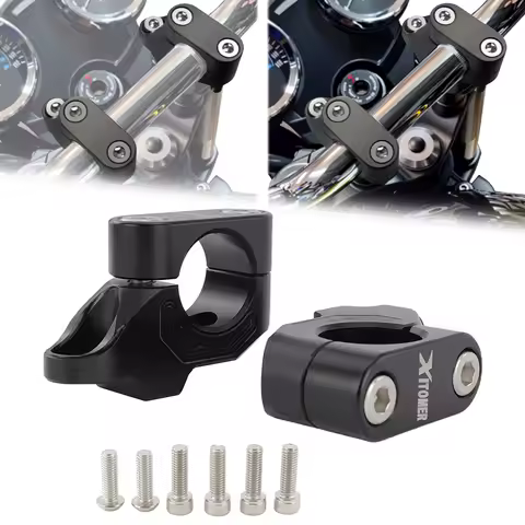 For BMW F800R F800GT F800GS G650X R 12 NINET KAWASAKI Z900R Z1000 2007-2021 1 1/8" 28mm Motorcycle H